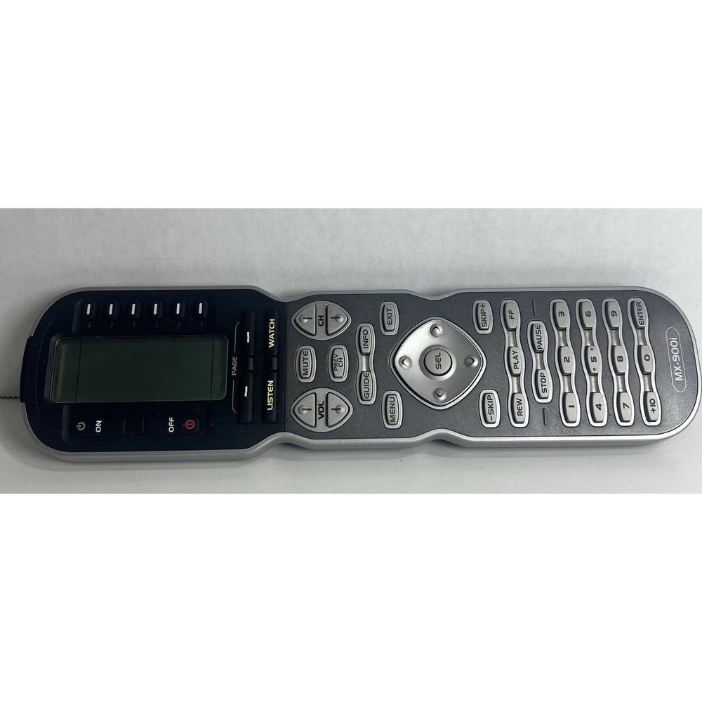 MX-900i  Universal Remote Control  Wireless Remote Control, Black And Gray